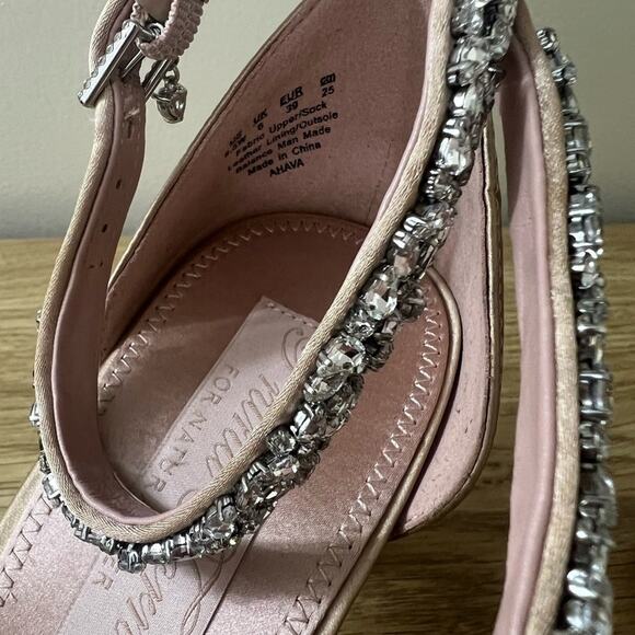 Naturalizer x Pnina Tornai Ahava Heeled Sandals Sz 8.5 Wide - Picture 5 of 11